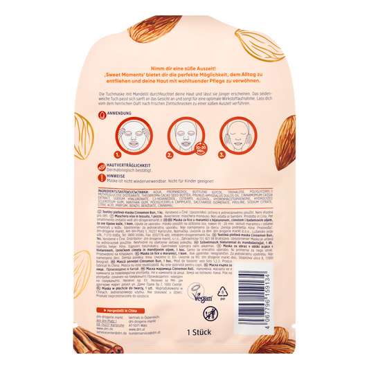 Balea Gezichtsmasker Cinnamon Bun Londynshop