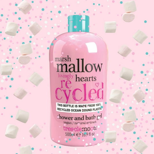 Treaclemoon Sweet Marshmallow Hearts Shower & Bath Gel 500 ml Londynshop