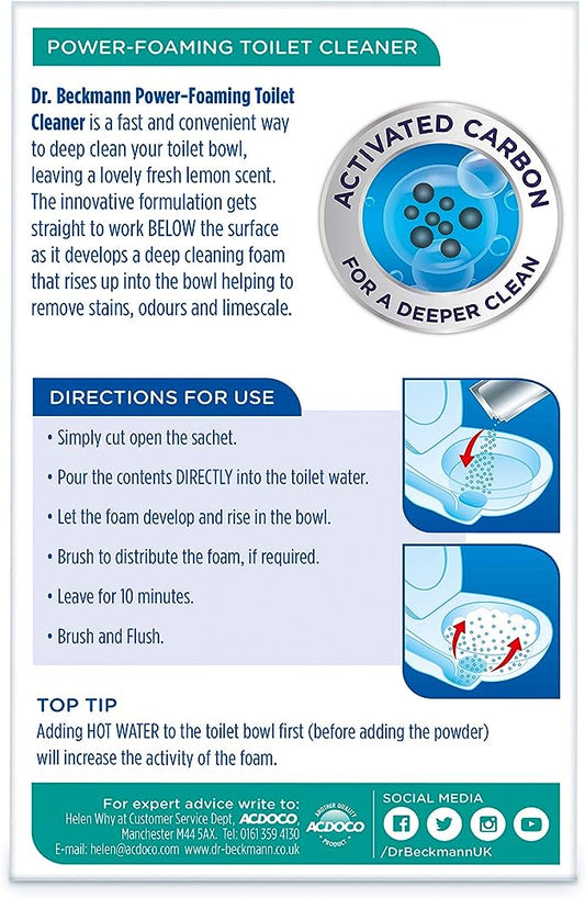 Dr. Beckmann Citrus Actief Koolstof Toiletschuim 300 g