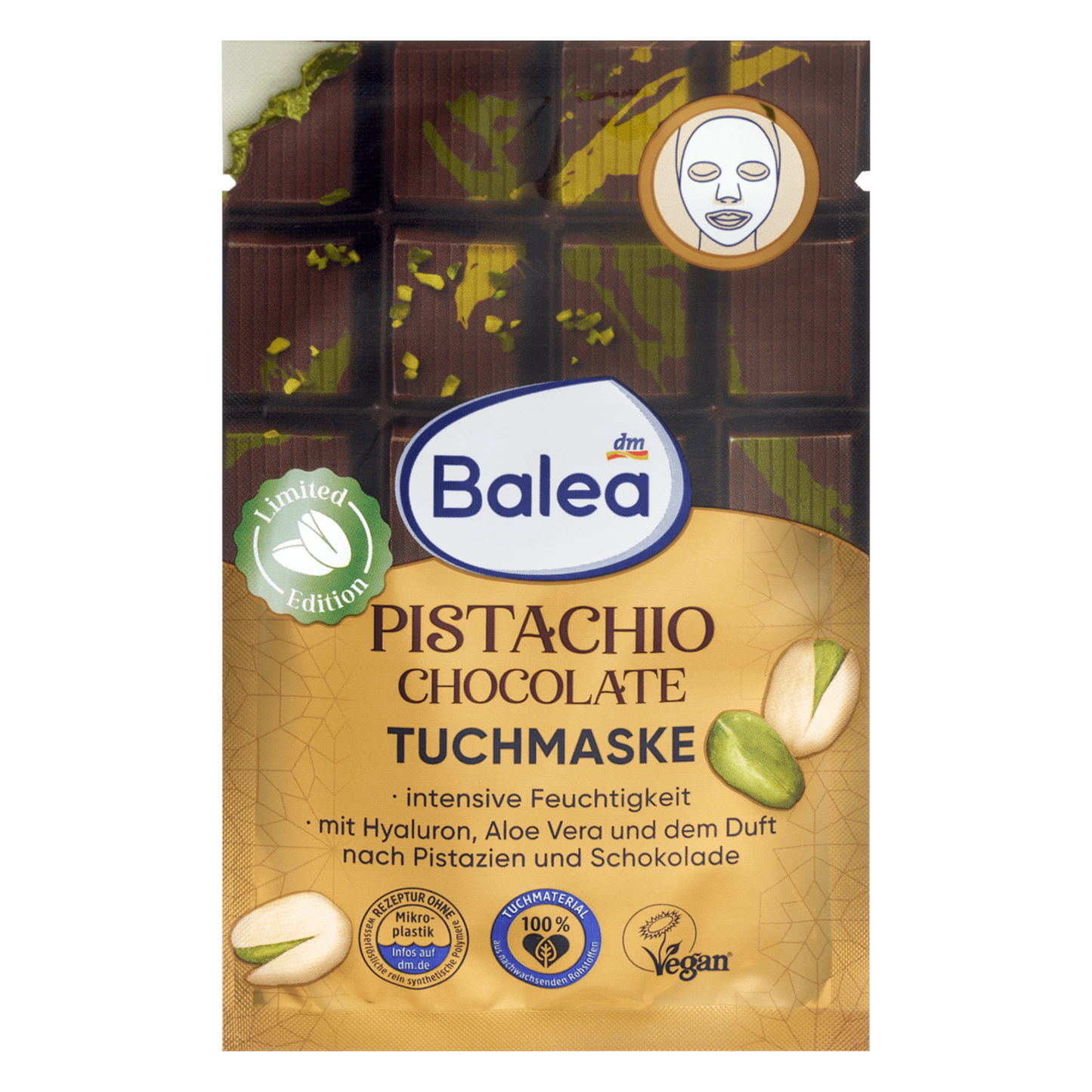 Balea Gezichtsmasker Pistachio Chocolate (Limited Edition)