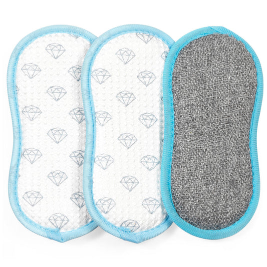 Beldray Antibac Crystal Clean Scrubber Cleaning Pads 3 Pack