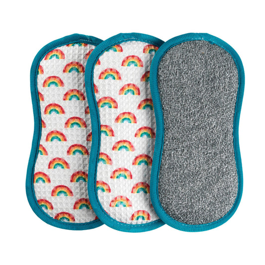 Beldray Antibac Rainbow Cleaning Pads 3 Pack Londynshop
