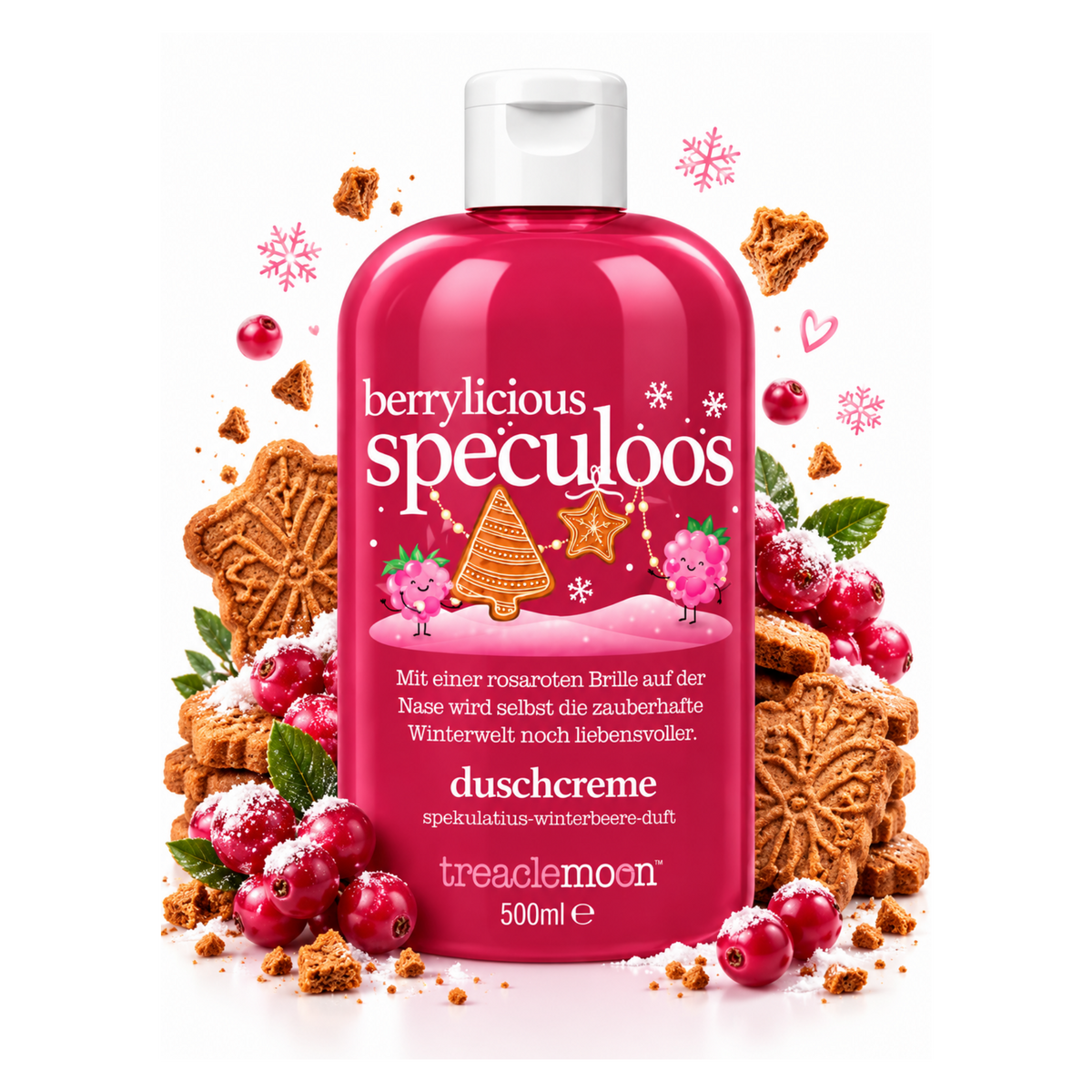 Treaclemoon Berrylicious Speculoos Douchécreme 500 ml Treaclemoon