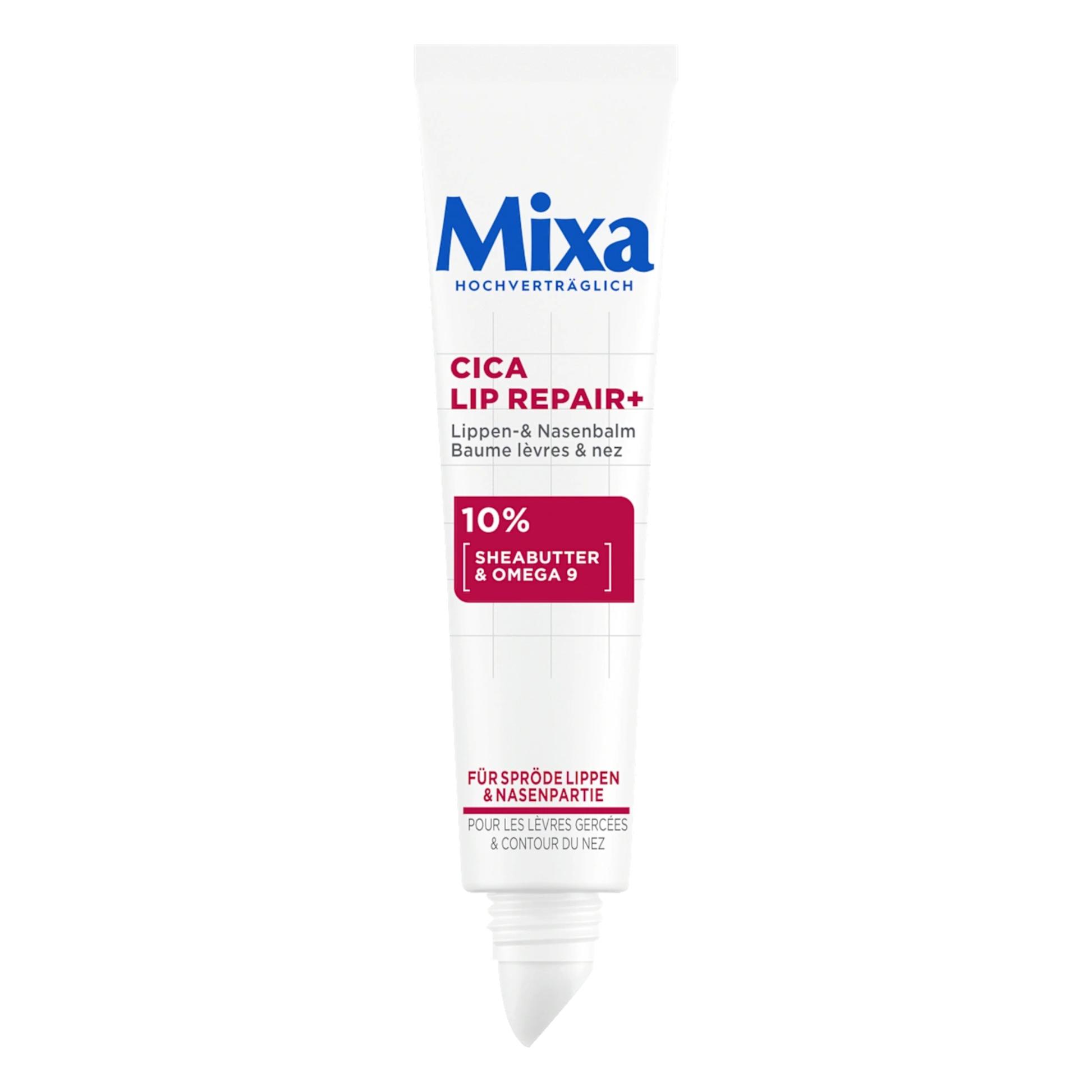 Mixa Cica Lip Repair+ Lippenbalsem, 10 ml