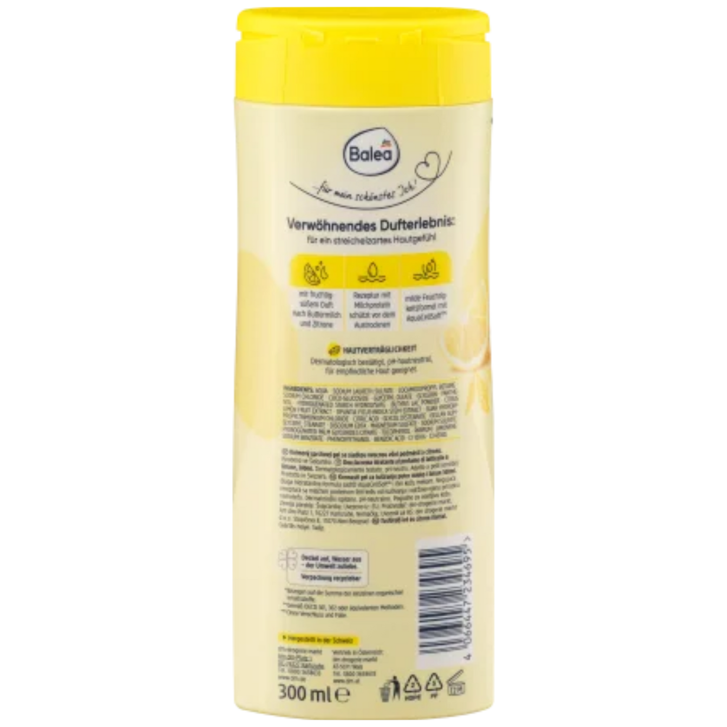 Balea Buttermilk & Lemon Douchecrème 300 ml