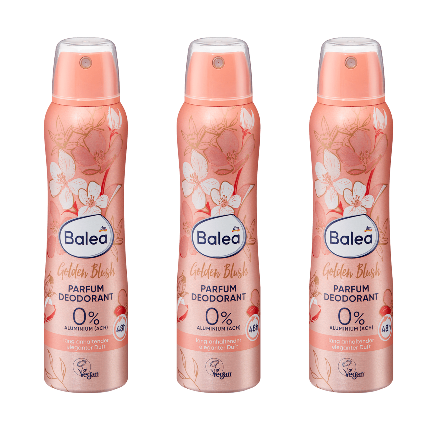 Balea Deodorant Golden Blush Voordeelpack Londynshop