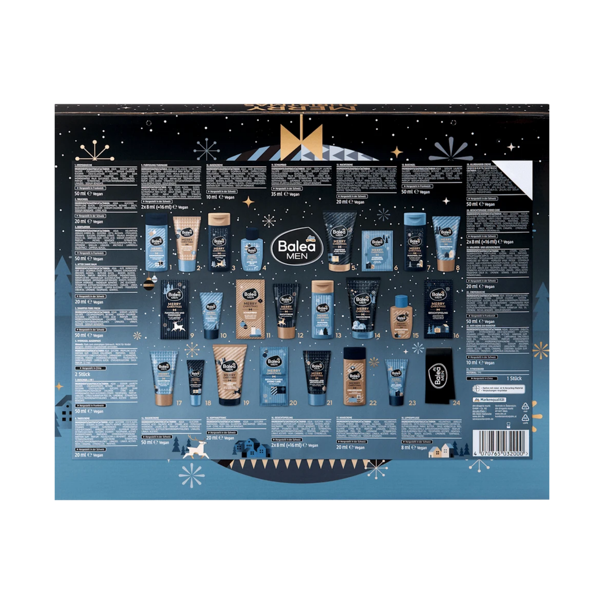 Balea MEN Adventskalender 2026 – Merry Christmas (24 Items) Londynshop