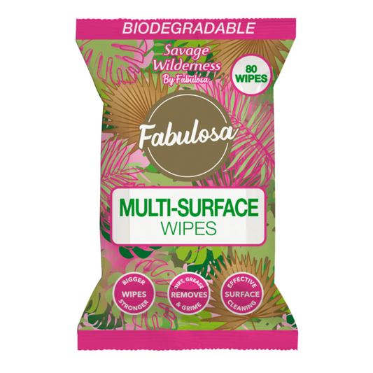 Fabulosa Savage Wilderness Cleaning Wipes 80 Stuks