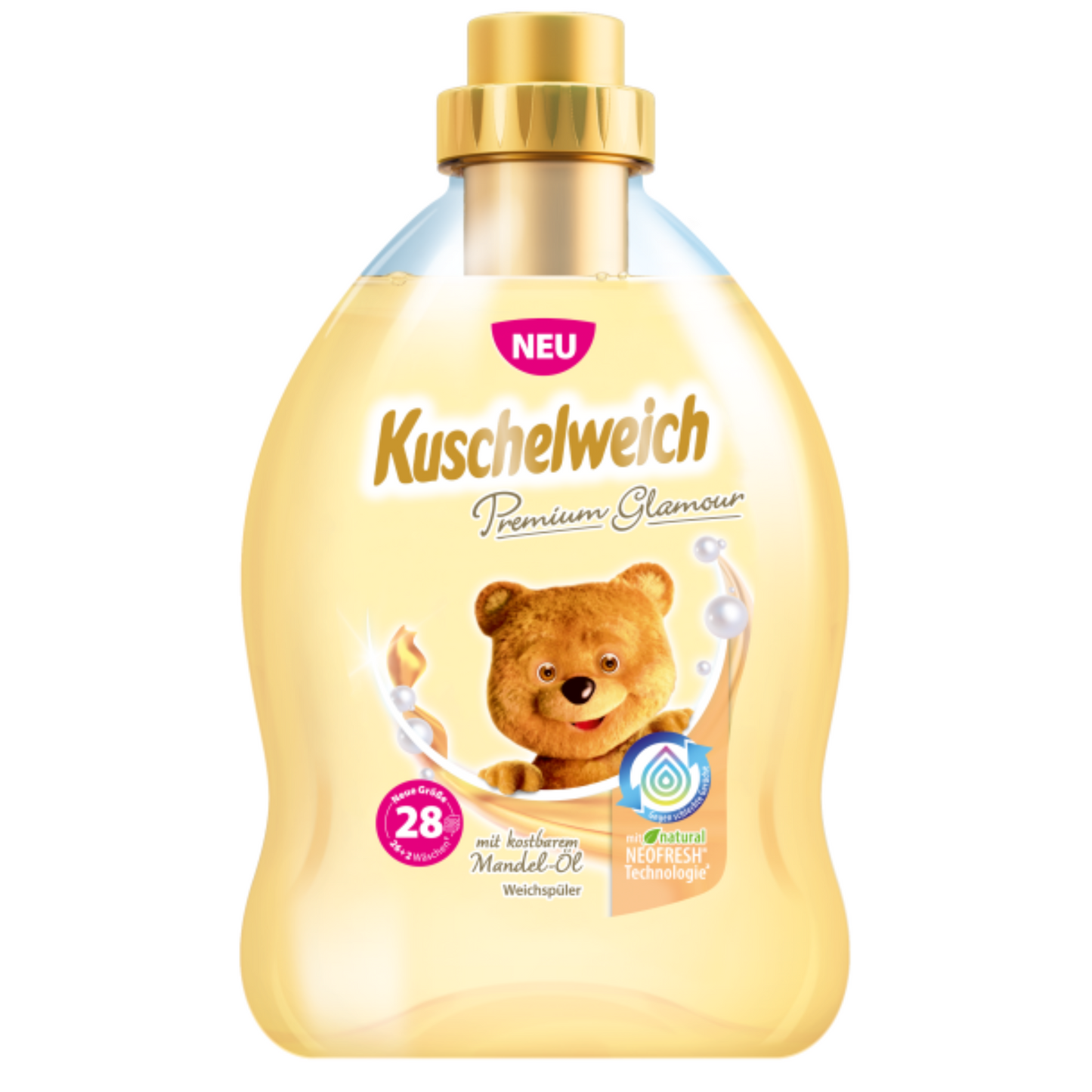 Kuschelweich Premium Wasverzachter Glamour - Crème 750 ml