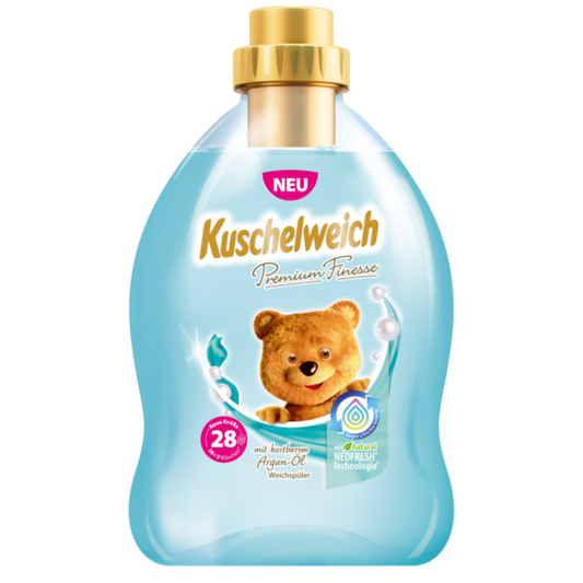 Kuschelweich Premium Wasverzachter Finesse - Aquamarijn 750 ml