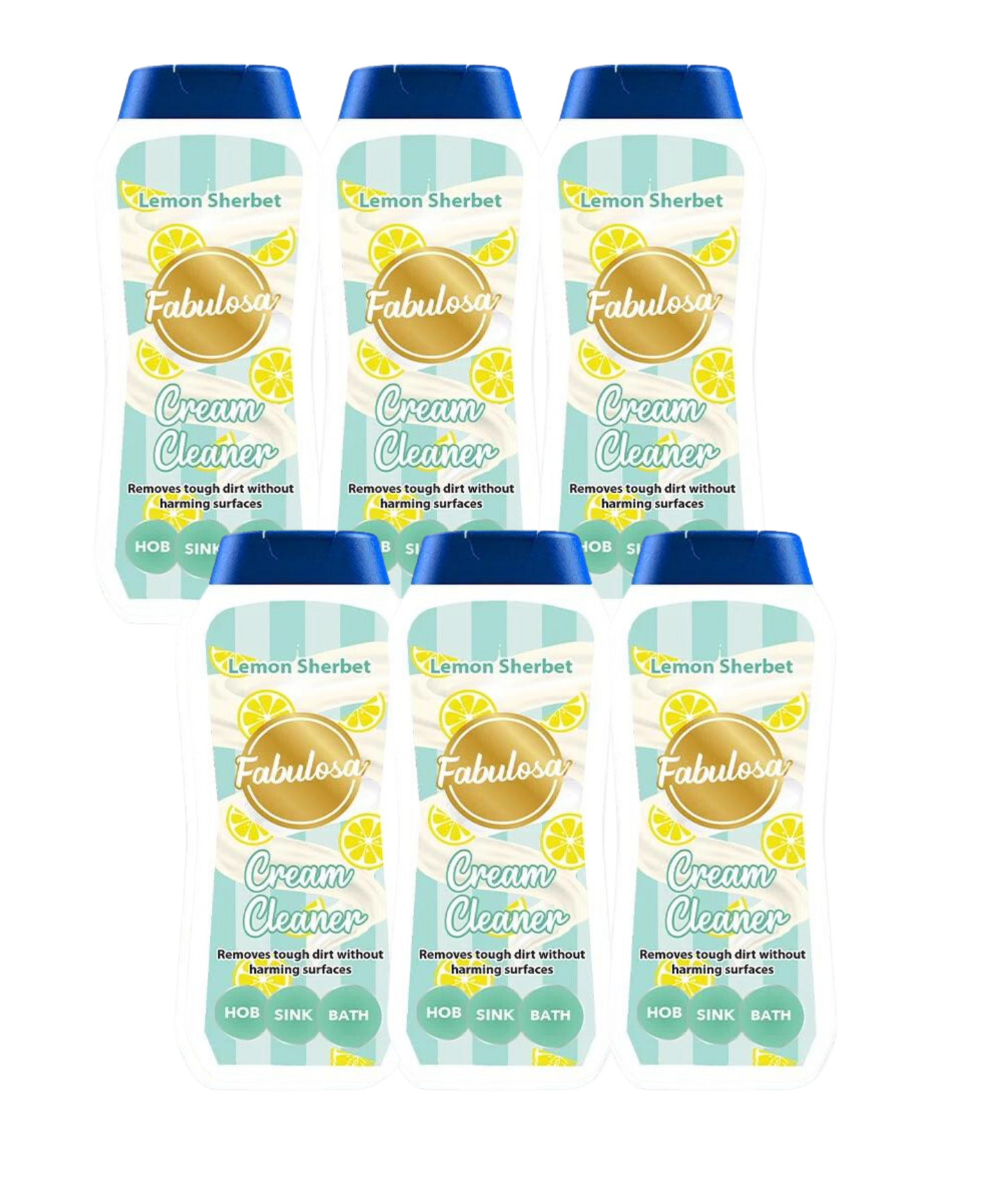 fabulosa cream cleaner lemon sherbert 6 pack