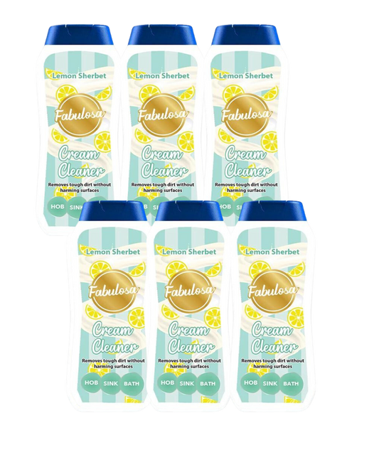 fabulosa cream cleaner lemon sherbert 6 pack