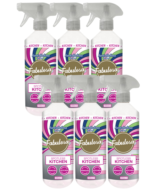 VOORDEEL 6PACK FABULOSA FANTABULOSA SPOTLESS KITCHEN CLEANER