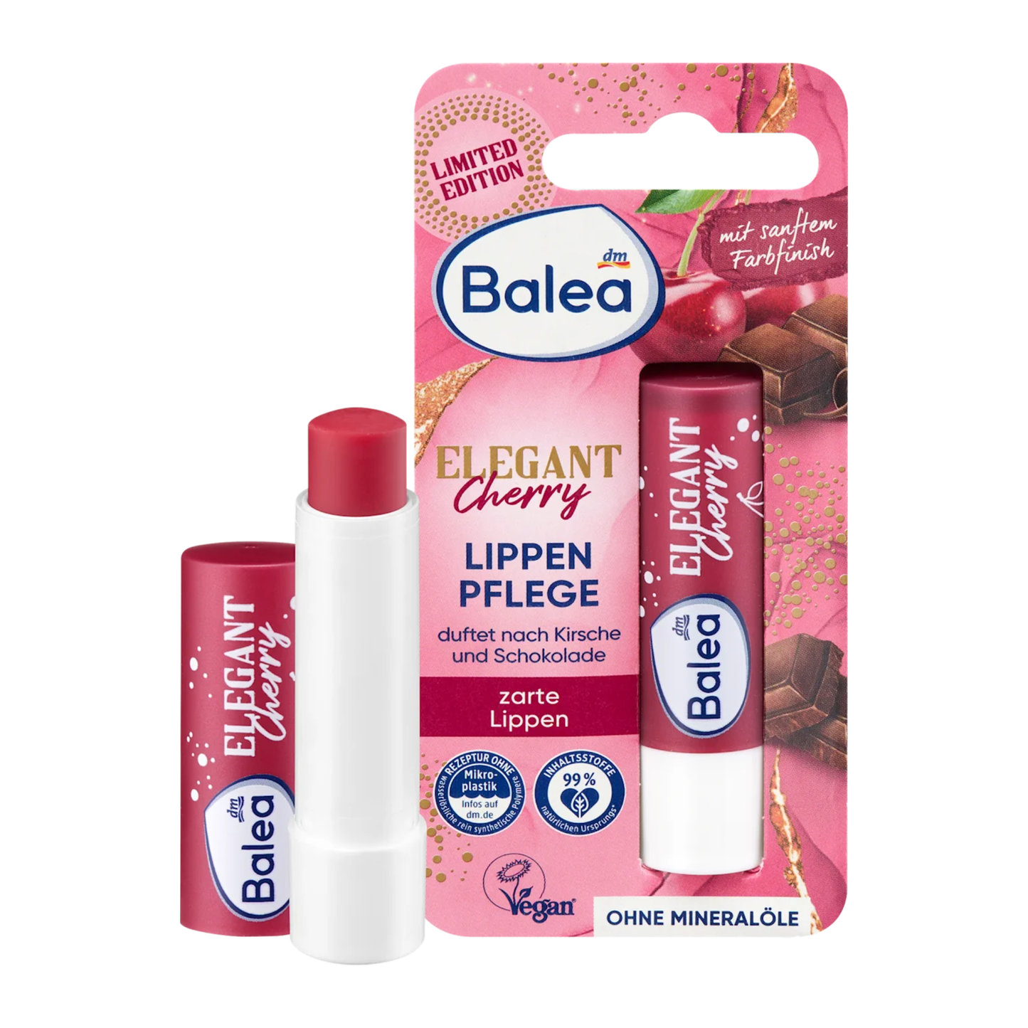 Balea Elegant Cherry Lippenpflege Limited Edition