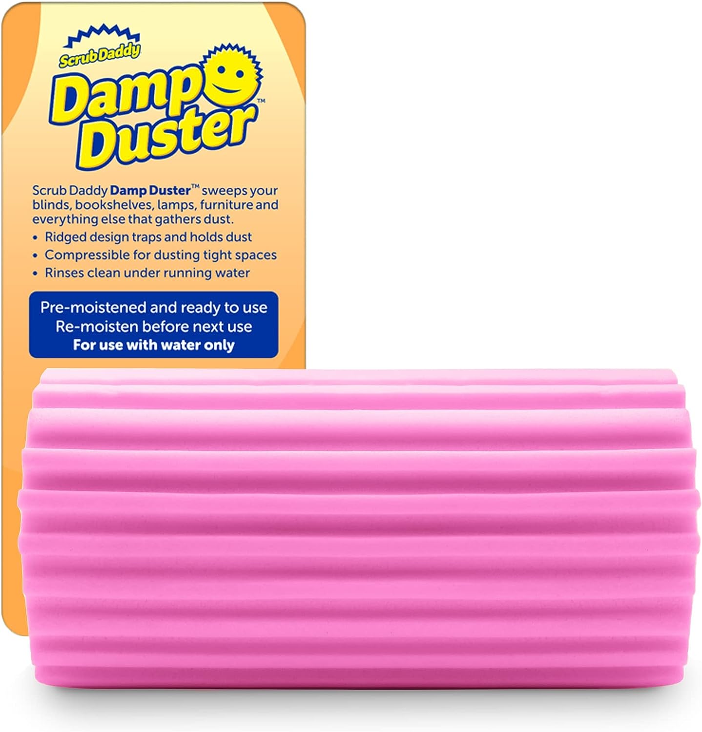 Scrub Daddy Damp Duster Pink