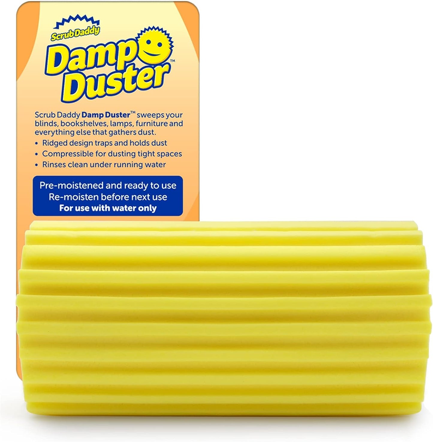 Scrub Daddy Damp Duster Yellow