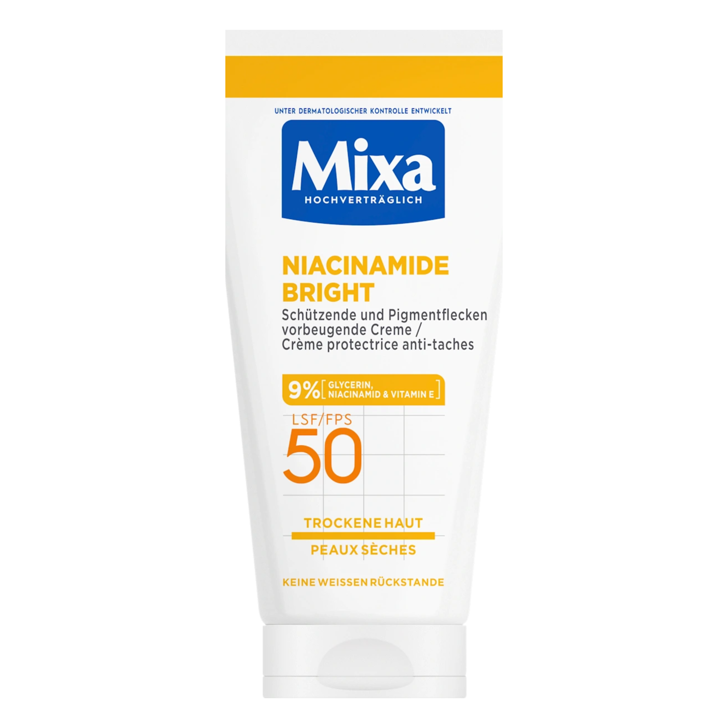 Mixa Niacinamide Bright SPF 50 hydraterende crème, 50 ml Londynshop