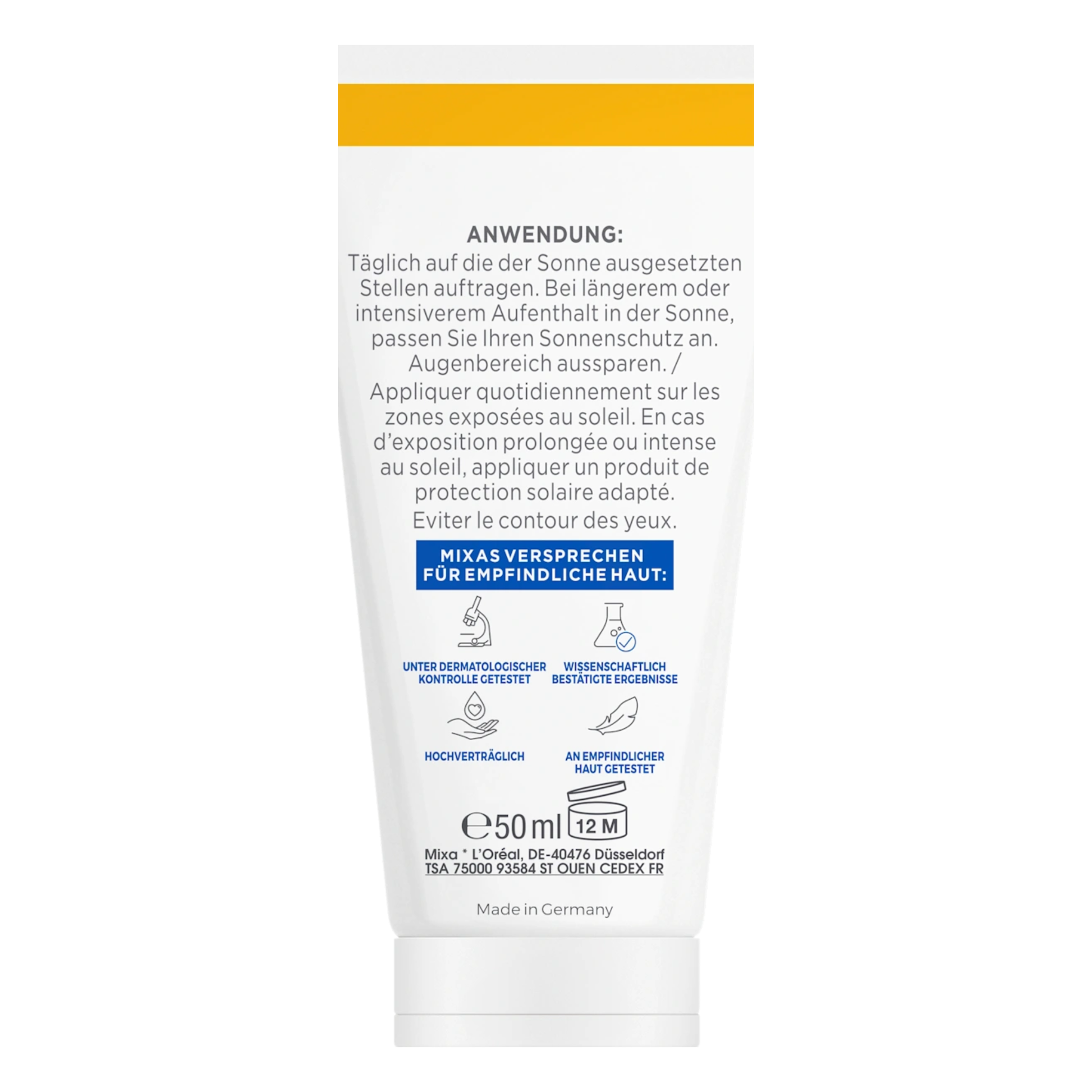 Mixa Niacinamide Bright SPF 50 hydraterende crème, 50 ml Londynshop