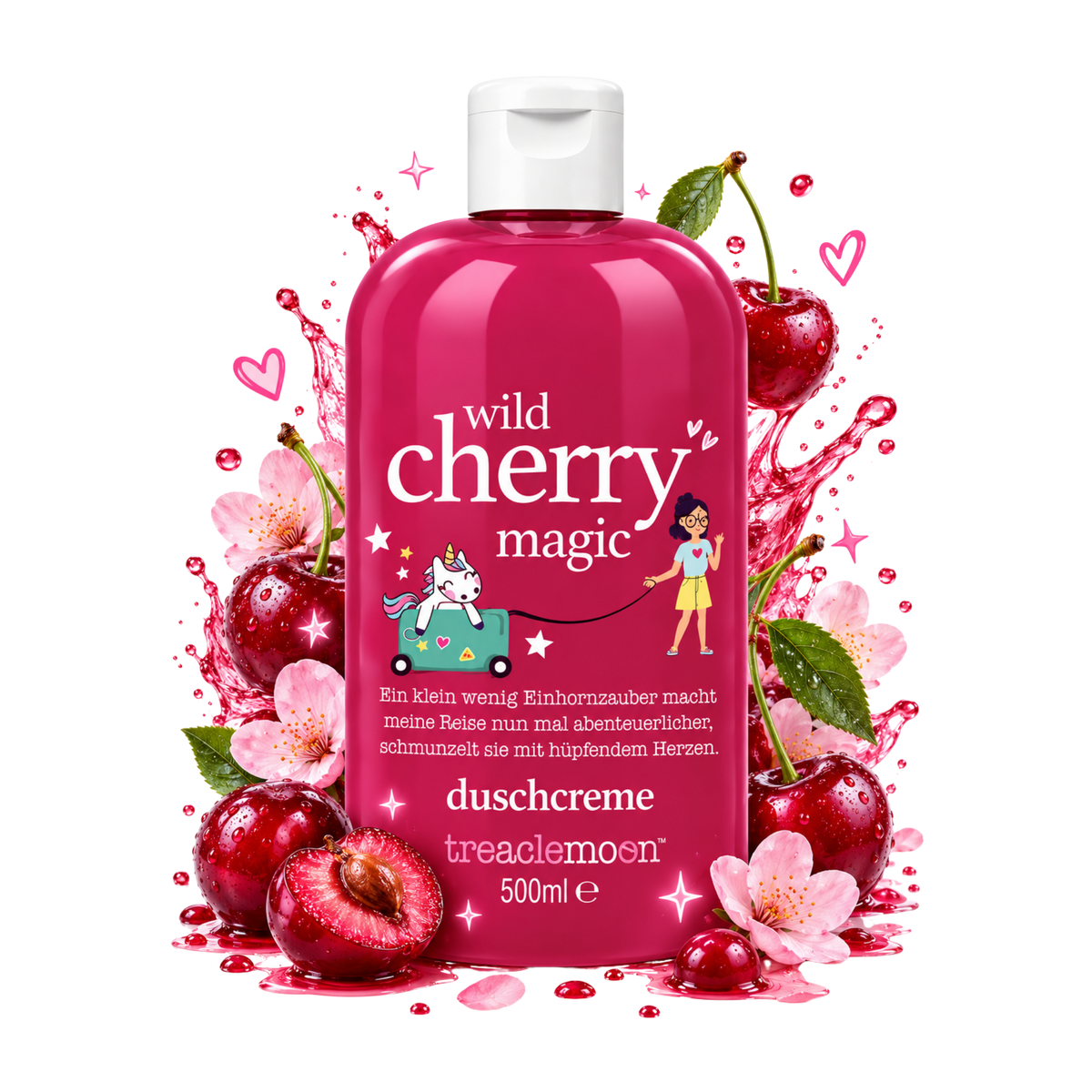 Treaclemoon Wild Cherry Magic Douchécreme 500 ml Treaclemoon