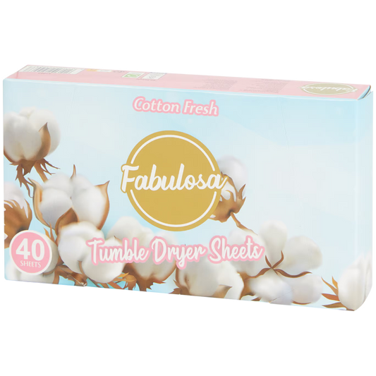 Fabulosa Cotton Fresh Droogtrommel doekjes 40 stuks