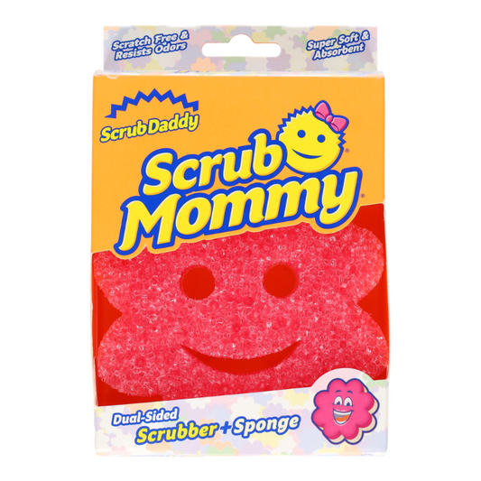 scrub mommy pink flower