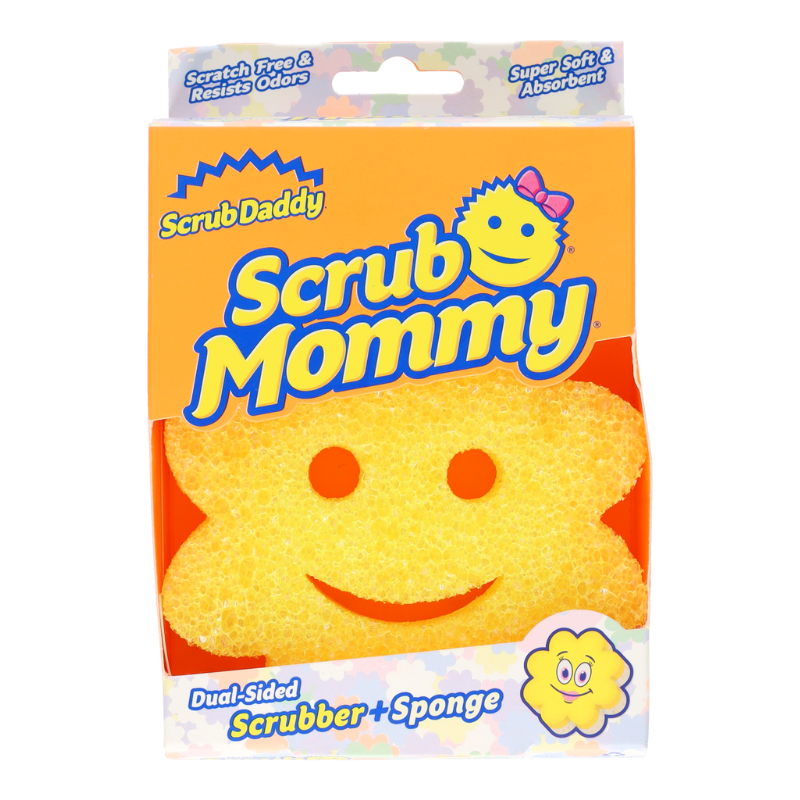 scrub mommy yellow flower