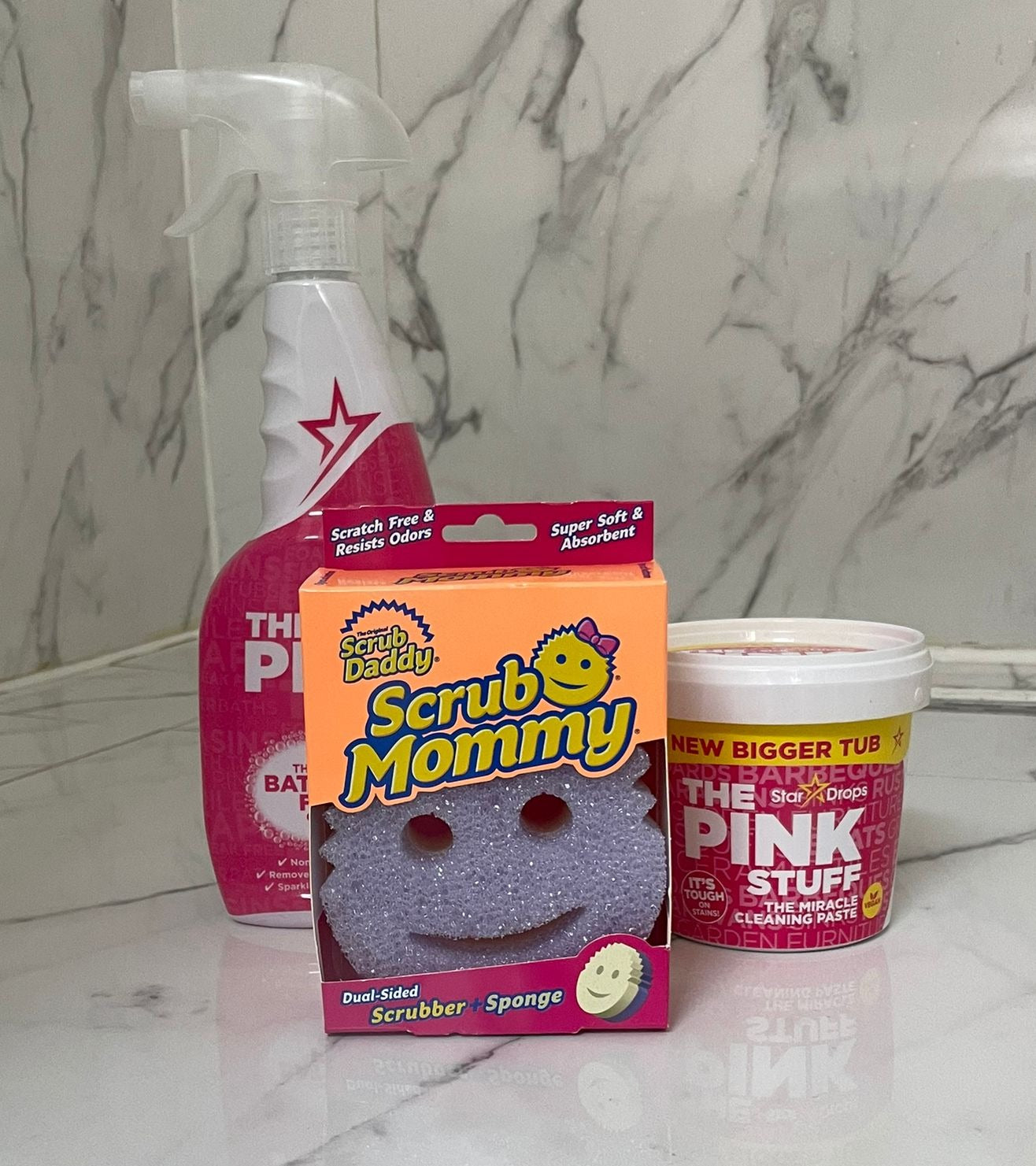 The Pink Stuff en France - Scrub Daddy & Fabulosa